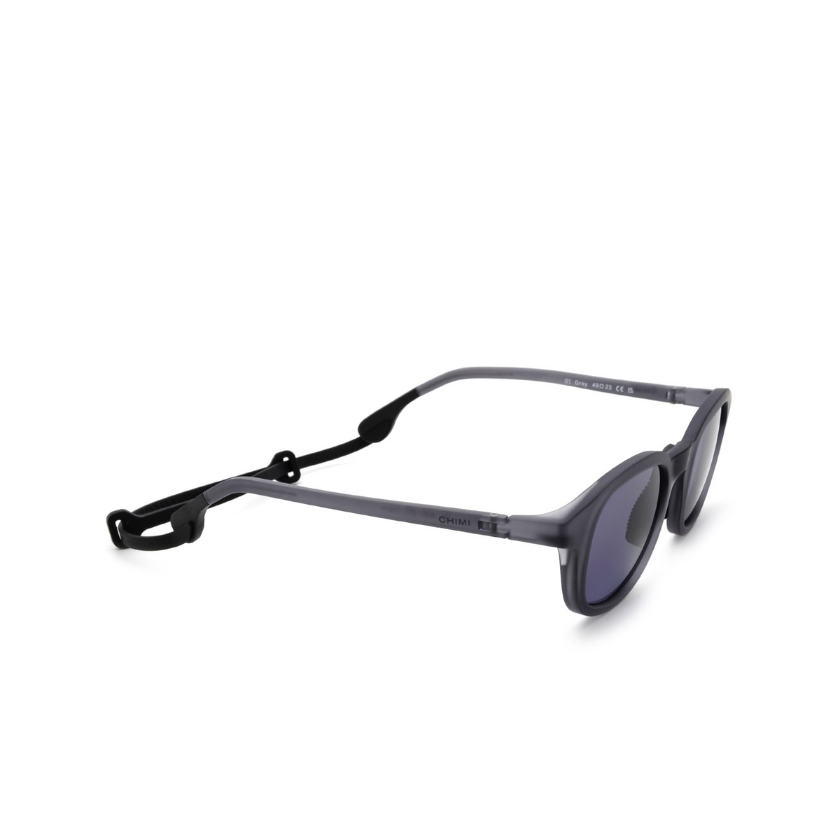 Chimi 01 ACTIVE Sunglasses GREY - three-quarters view