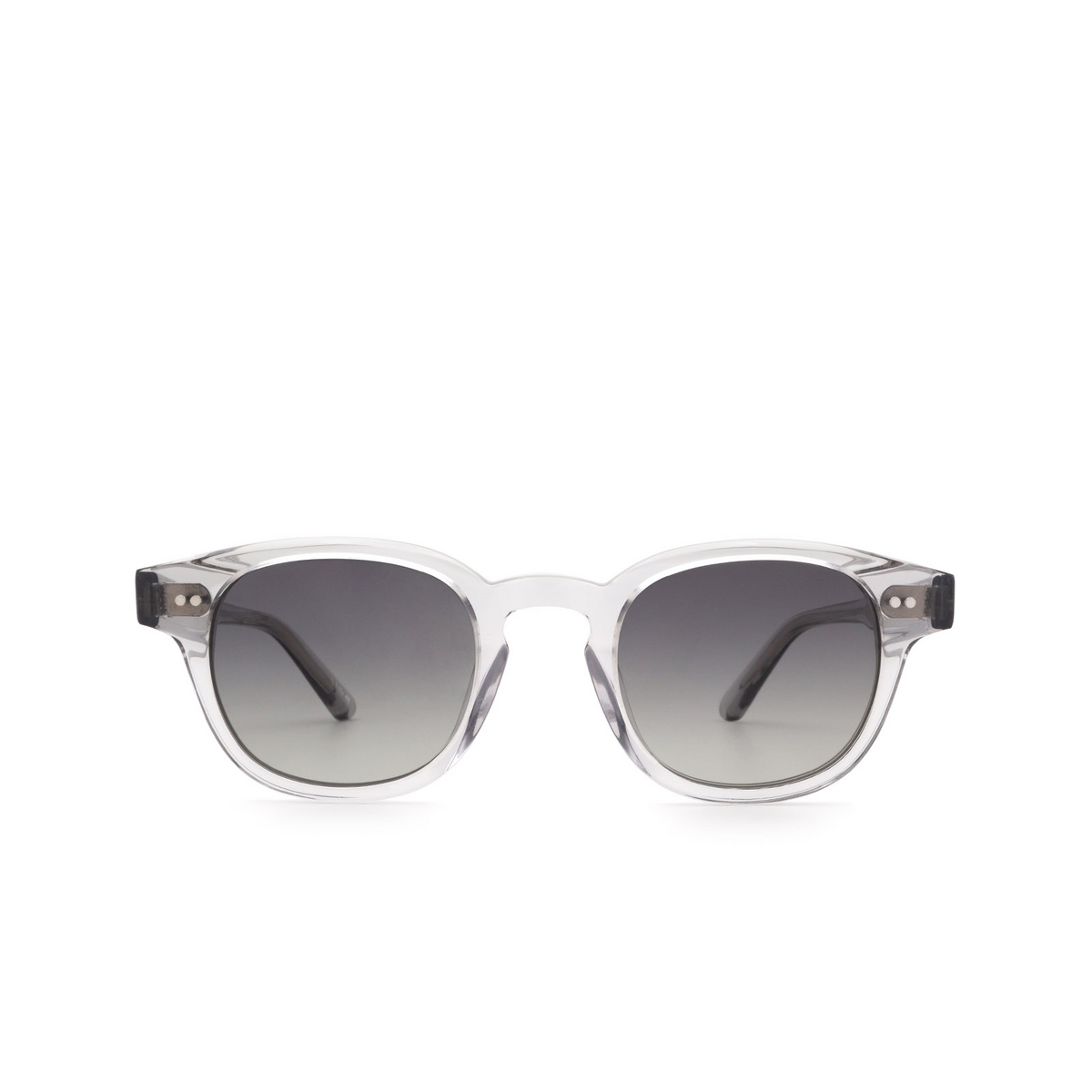 Chimi® Square Sunglasses: 01 color Grey - front view.