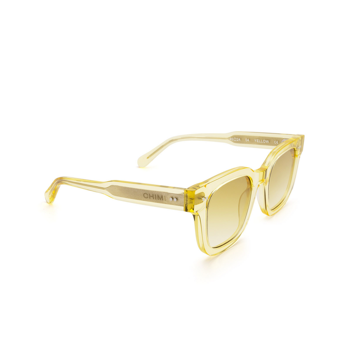 Chimi 04 Sunglasses YELLOW - three-quarters view