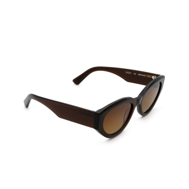 Lunettes de soleil CHIMI 06 BROWN - Vue trois quarts