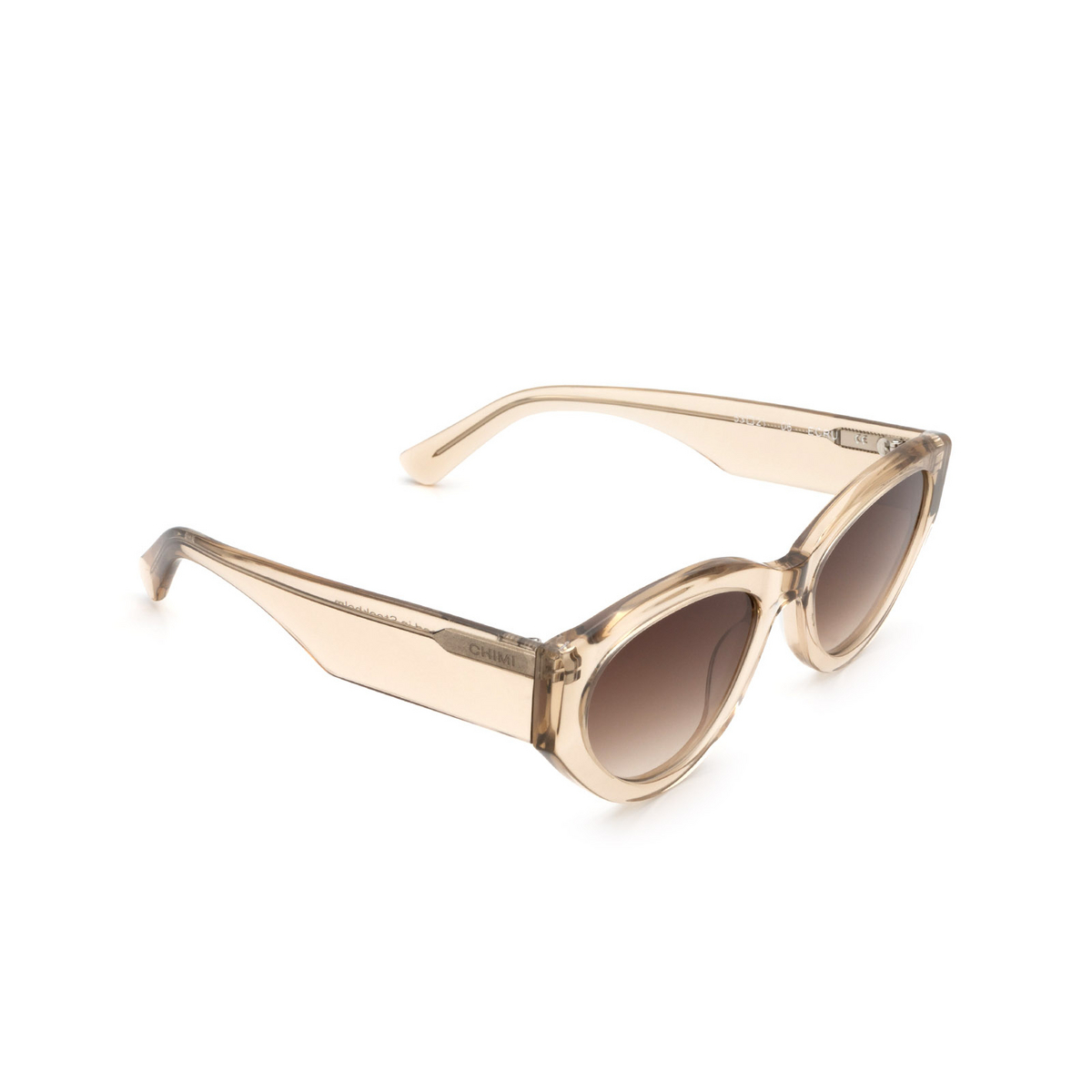 Chimi 06 Sunglasses ECRU - three-quarters view