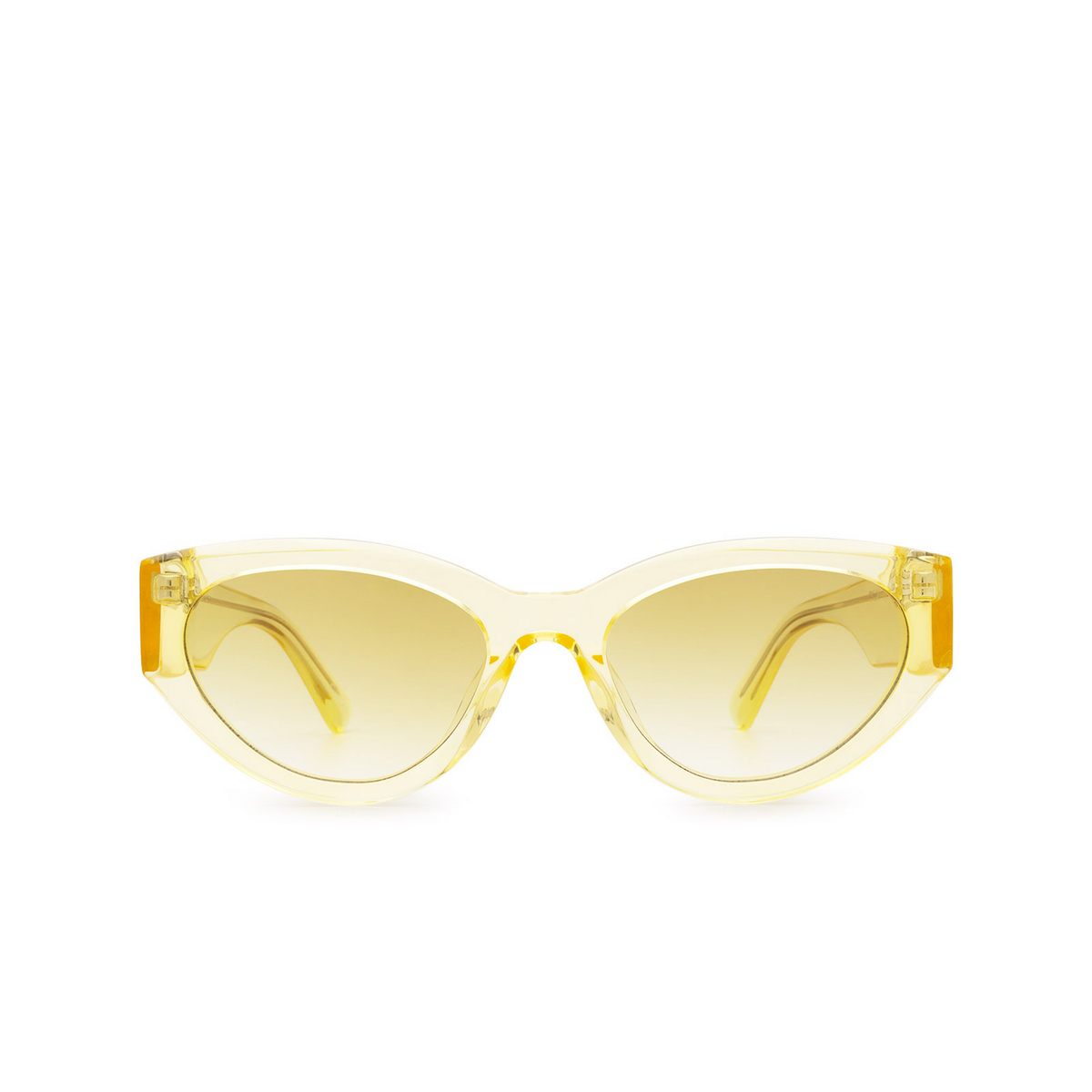 Chimi® Cat-eye Sunglasses: 06 color Yellow - front view.