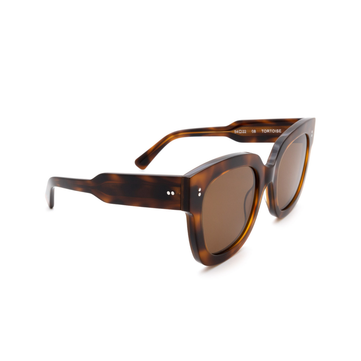 Chimi 08 Sunglasses TORTOISE - three-quarters view