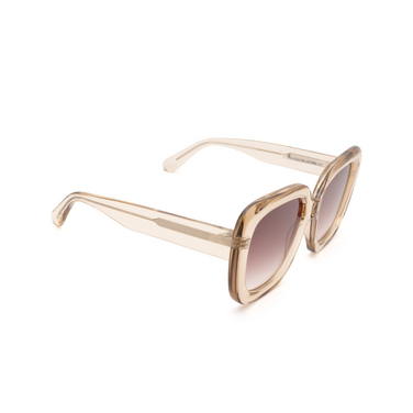 Chimi #108 Sunglasses ECRU light beige - three-quarters view
