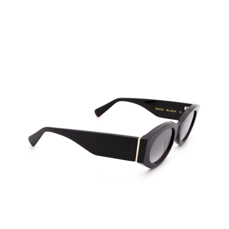Chimi CRAFTMANSHIP ROUND Sunglasses BLACK - 2/5