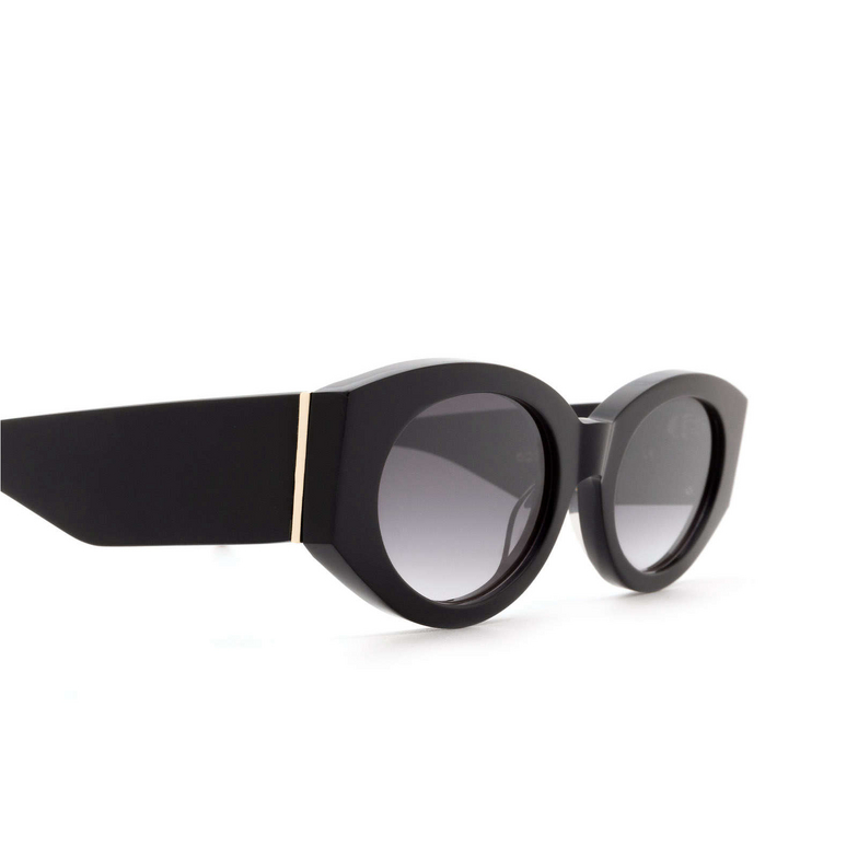 Chimi CRAFTMANSHIP ROUND Sunglasses BLACK - 3/5