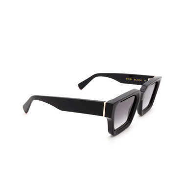Chimi CRAFTMANSHIP SQUARE Sunglasses BLACK - three-quarters view