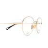 Chloé CH0021O round Eyeglasses 001 gold - product thumbnail 3/4
