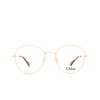 Chloé CH0021O round Eyeglasses 004 gold - product thumbnail 1/4