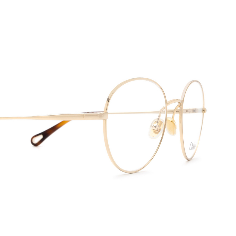 Chloé CH0021O round Eyeglasses 004 gold - 3/4