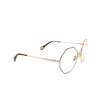 Chloé CH0022O round Eyeglasses 008 gold & havana - product thumbnail 2/4