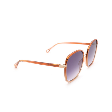 Chloé CH0031S rectangle Sunglasses 001 orange - three-quarters view