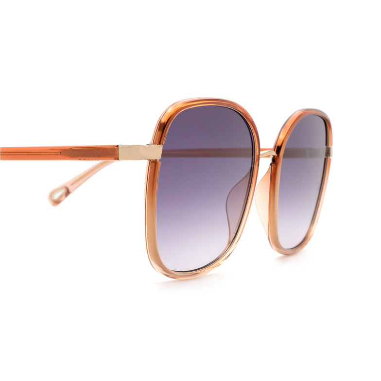 Chloé CH0031S rectangle Sunglasses 001 orange - 3/4