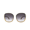 Chloé CH0031S rectangle Sunglasses 005 black - product thumbnail 1/4