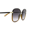 Chloé CH0031S rectangle Sunglasses 005 black - product thumbnail 3/4