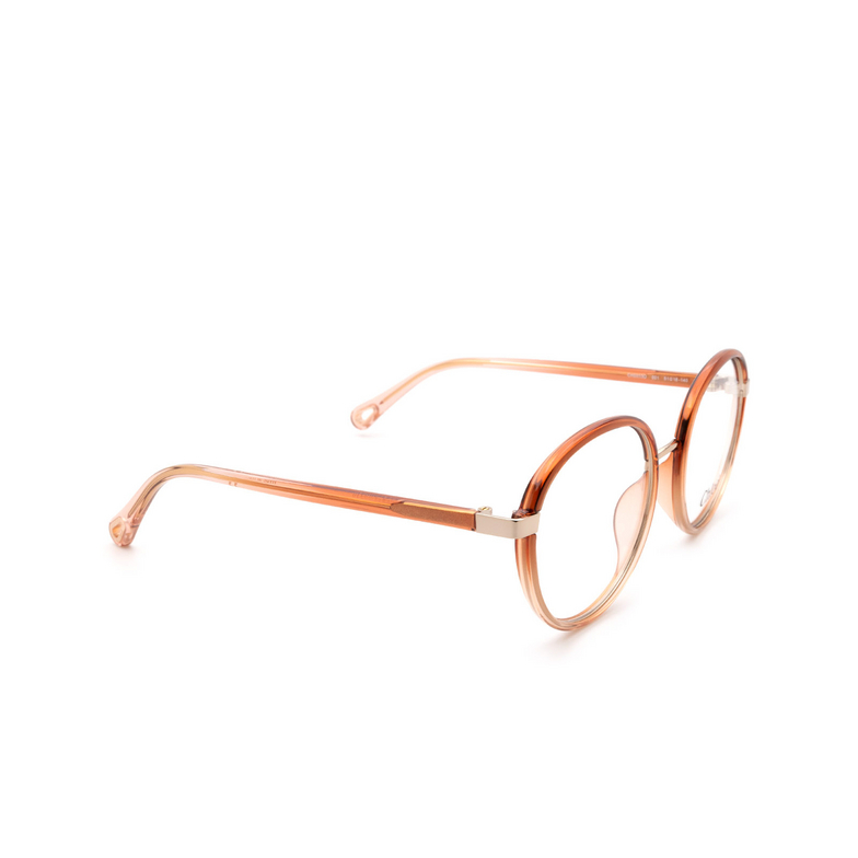 Chloé CH0033O round Eyeglasses 001 orange - 2/4