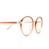 Chloé CH0033O round Eyeglasses 001 orange - product thumbnail 3/4