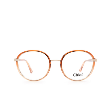 Chloé CH0033O round Eyeglasses 001 orange - front view