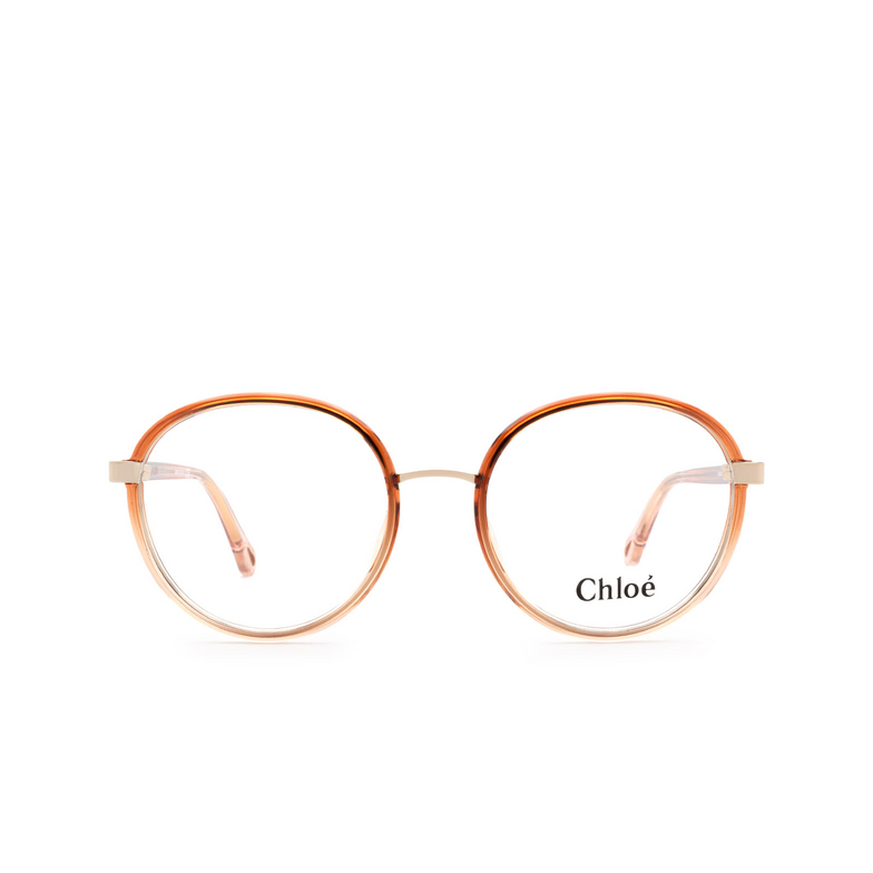 Occhiali da vista Chloé CH0033O rotondi 001 orange - 1/4
