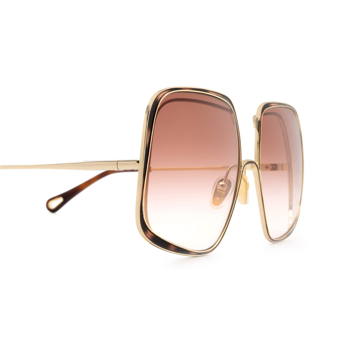 chloe square aviator sunglasses