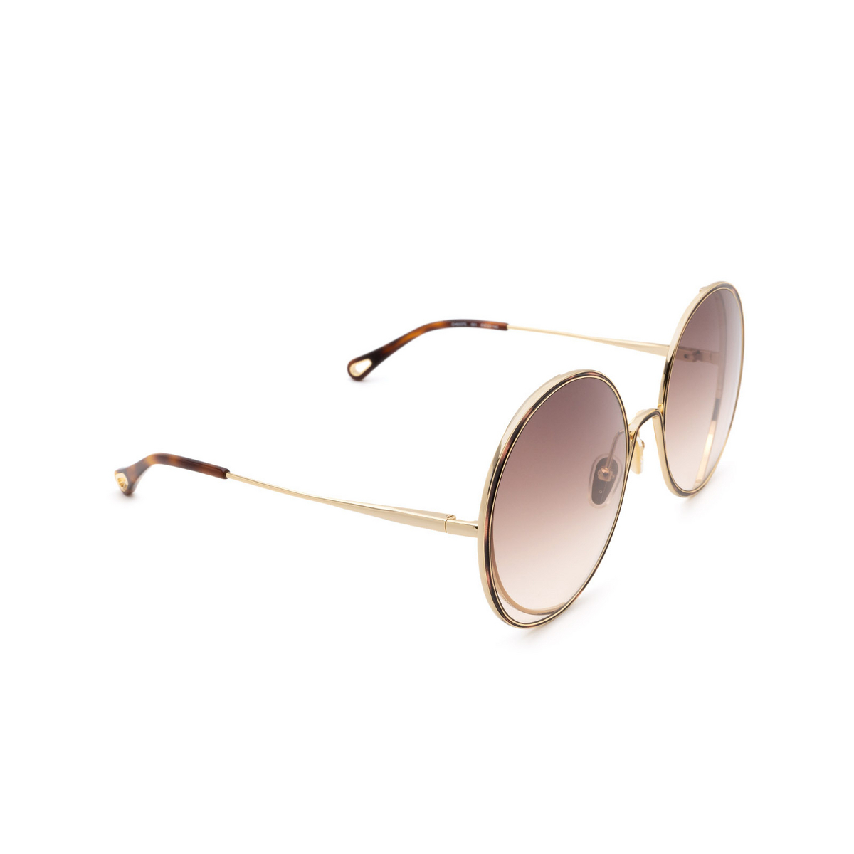 chloe round aviator sunglasses