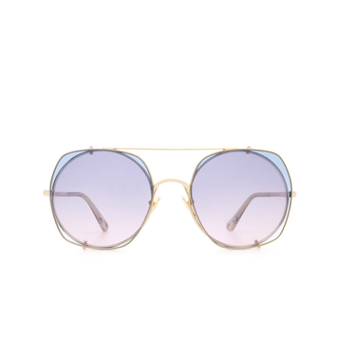 Chloé Demi square Sunglasses 002 gold - front view