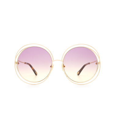 Chloé CH0045S round Sunglasses 002 gold - front view