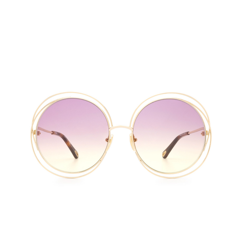 Chloé CH0045S round Sunglasses 002 gold - 1/4
