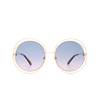 Chloé CH0045S round Sunglasses 006 gold - product thumbnail 1/4