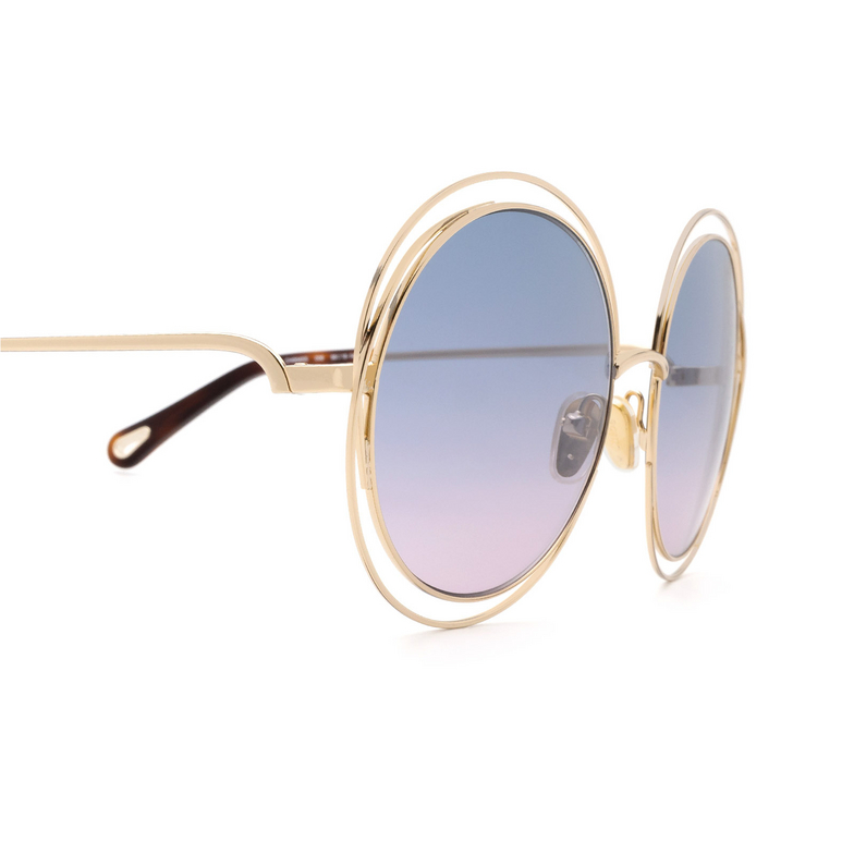 Chloé CH0045S round Sunglasses 006 gold - 3/4