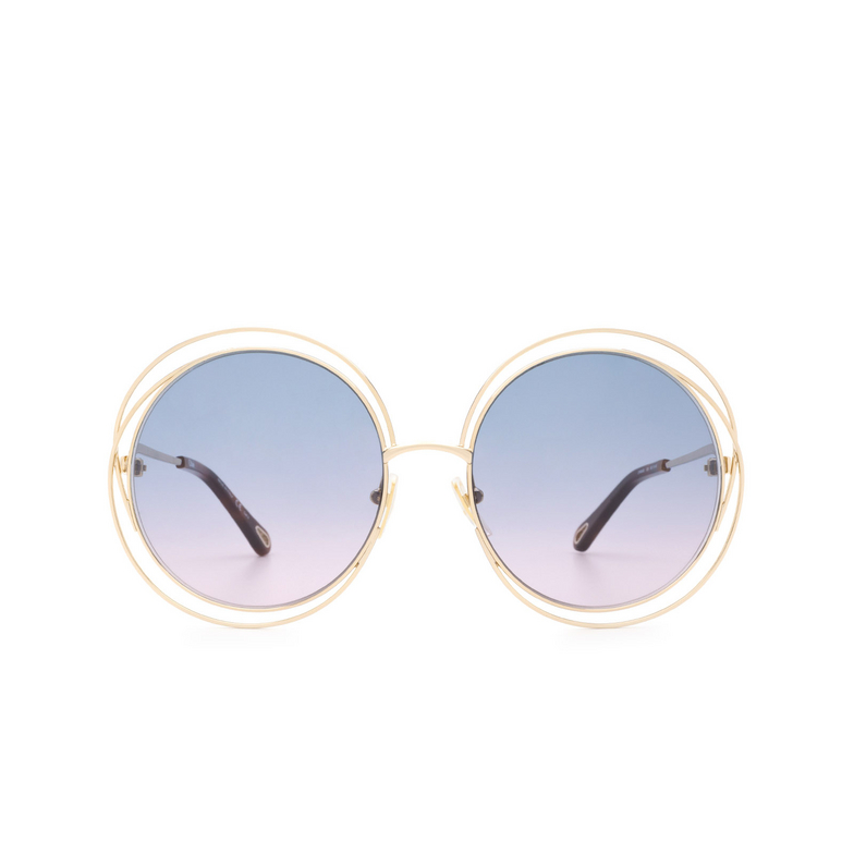 Chloé CH0045S round Sunglasses 006 gold - 1/4