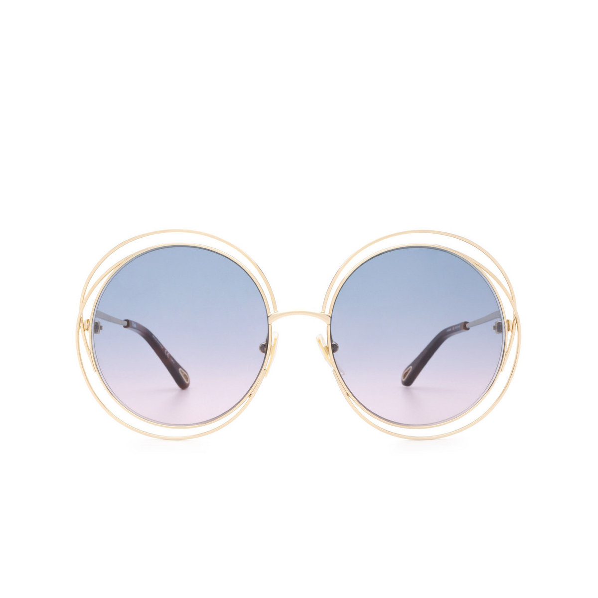 Chloé CH0045S round Sunglasses 006 Gold - front view