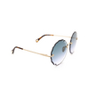 Chloé CH0047S round Sunglasses 002 gold - product thumbnail 2/4
