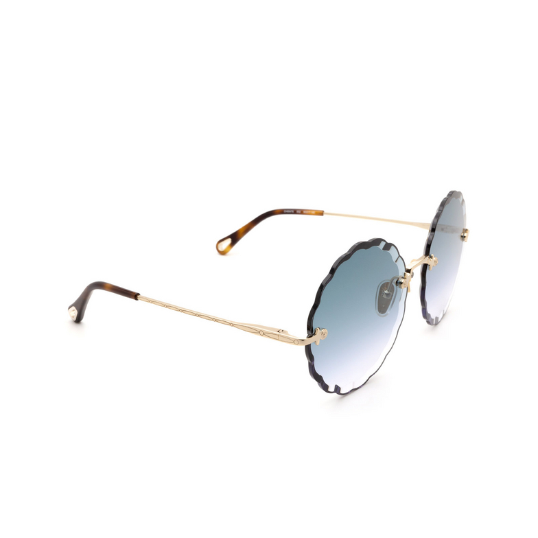 Chloé CH0047S round Sunglasses 002 gold - 2/4