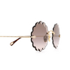 Chloé CH0047S round Sunglasses 004 gold - product thumbnail 3/4