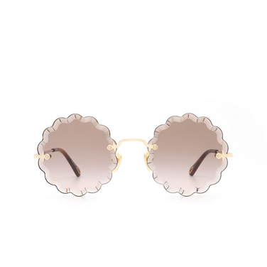 Chloé CH0047S round Sunglasses 004 gold - front view