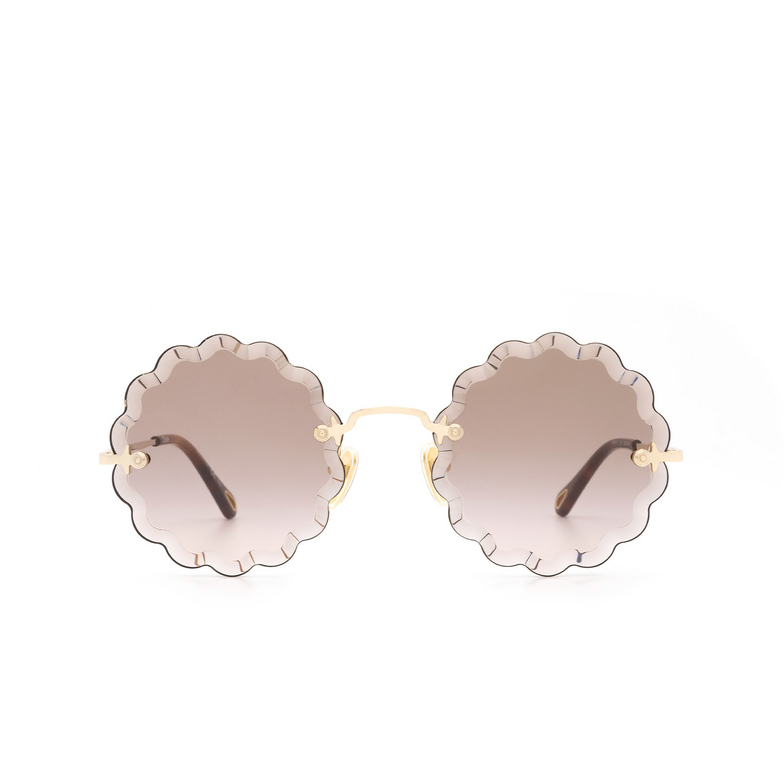 Chloé CH0047S round Sunglasses 004 gold - 1/4