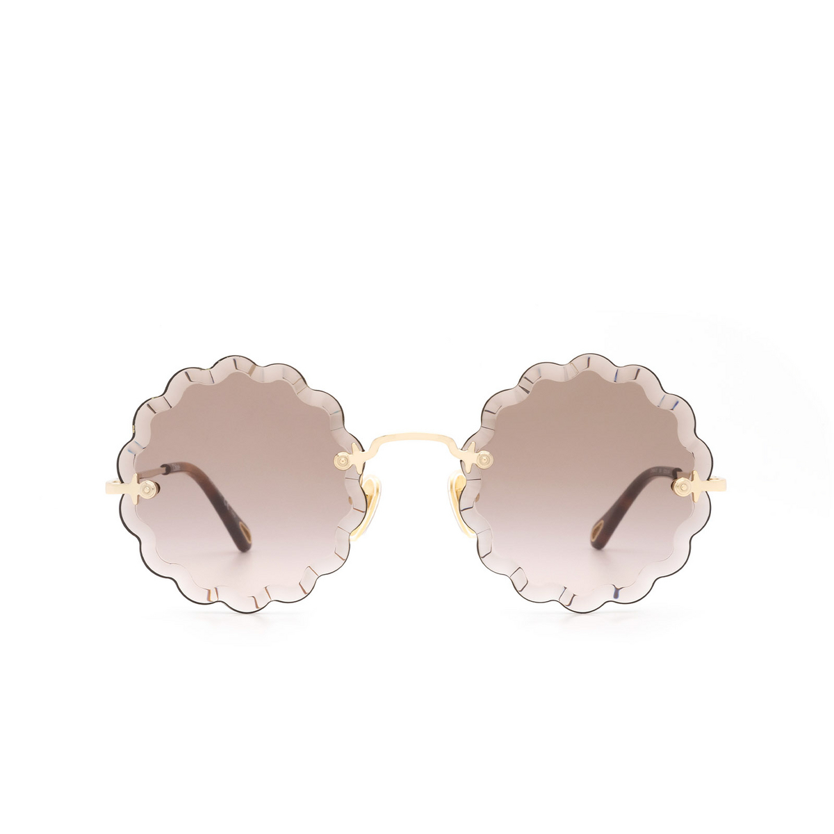 Chloé CH0047S irregular Sunglasses 004 Gold - front view