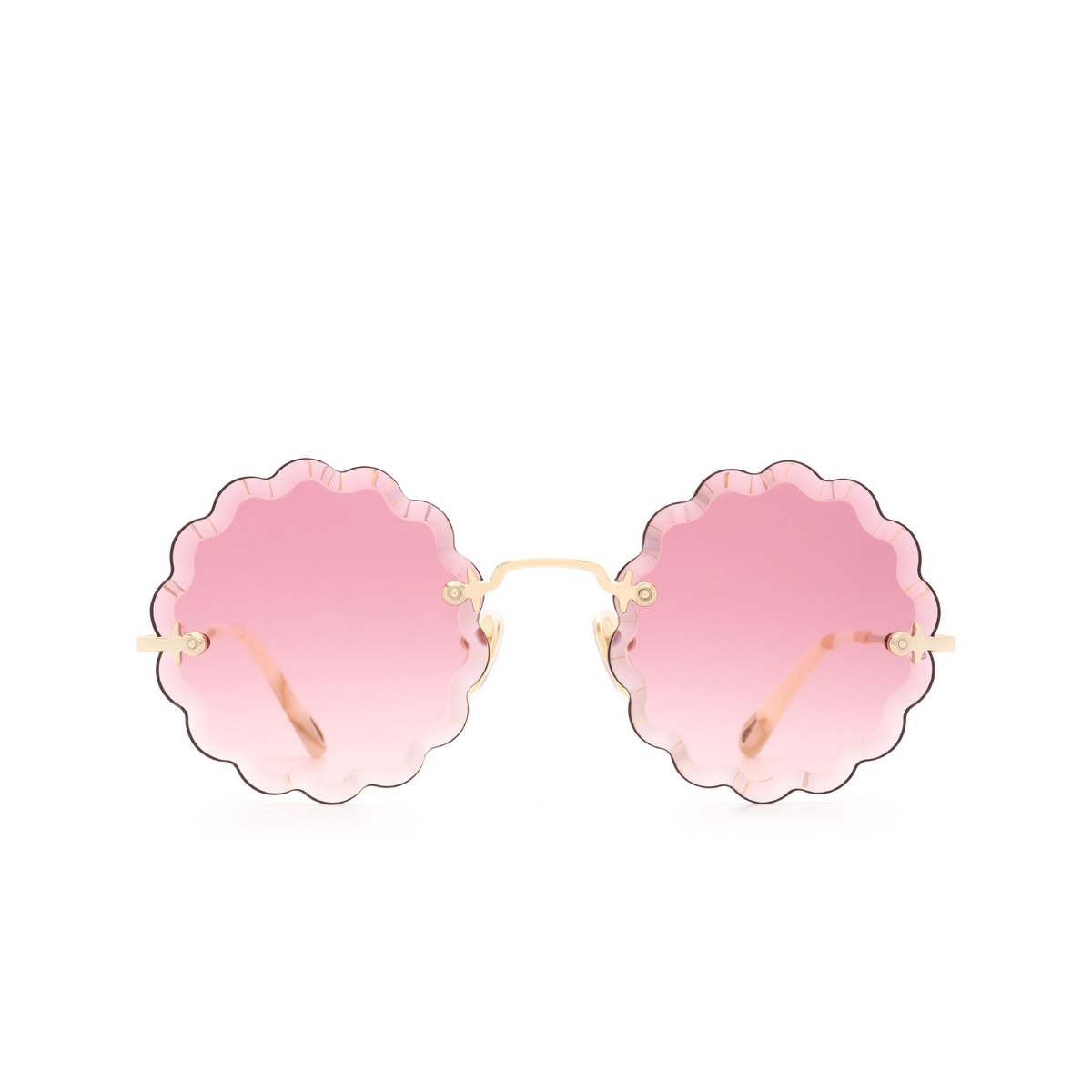Chloé CH0047S irregular Sunglasses 005 Gold - front view