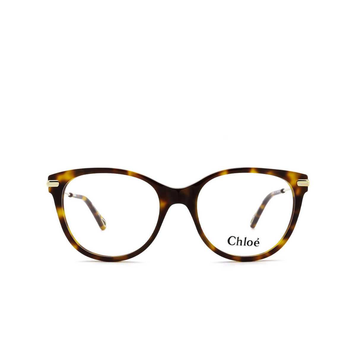 Occhiali da vista Chloé CH0058O cat-eye 001 Havana - frontale