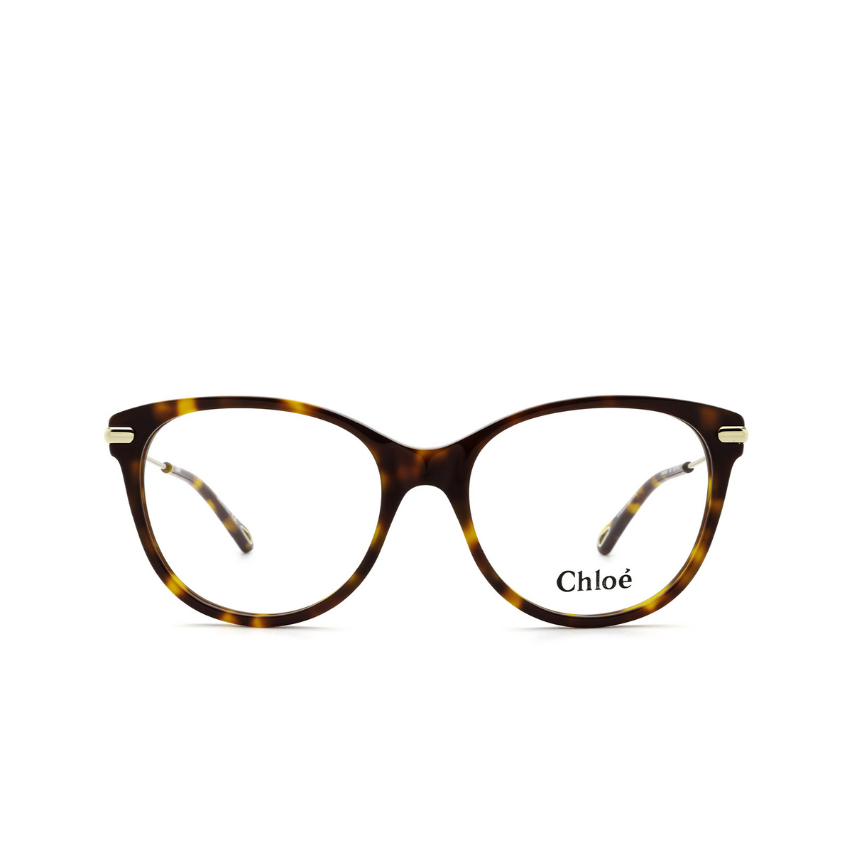 Occhiali da vista Chloé CH0058O cat-eye 005 Havana - frontale