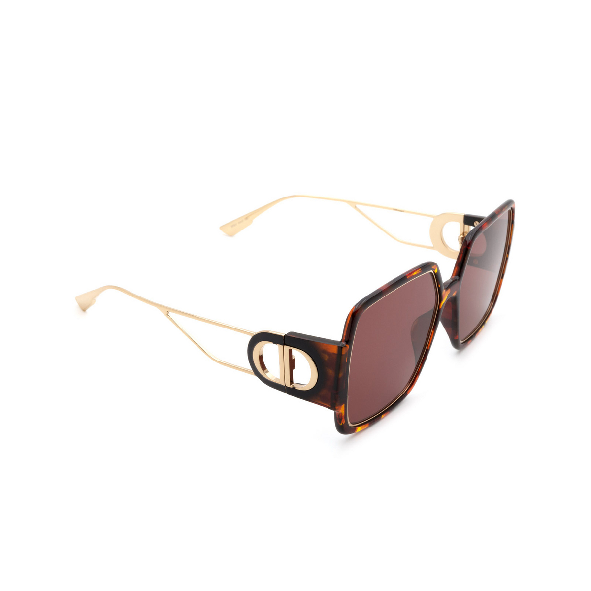 Dior 30MONTAIGNE2 Sunglasses EPZ/U1 Havana - three-quarters view