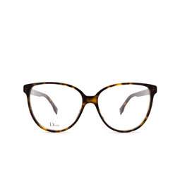 Dior® Butterfly Eyeglasses: DIORETOILE3 color Dark Havana 086.