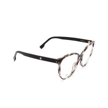 Dior DIORETOILE3 Korrektionsbrillen aci grey havana - Dreiviertelansicht
