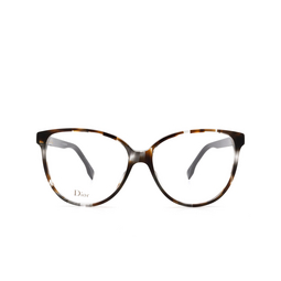 Dior® Butterfly Eyeglasses: DIORETOILE3 color Grey Havana Aci.