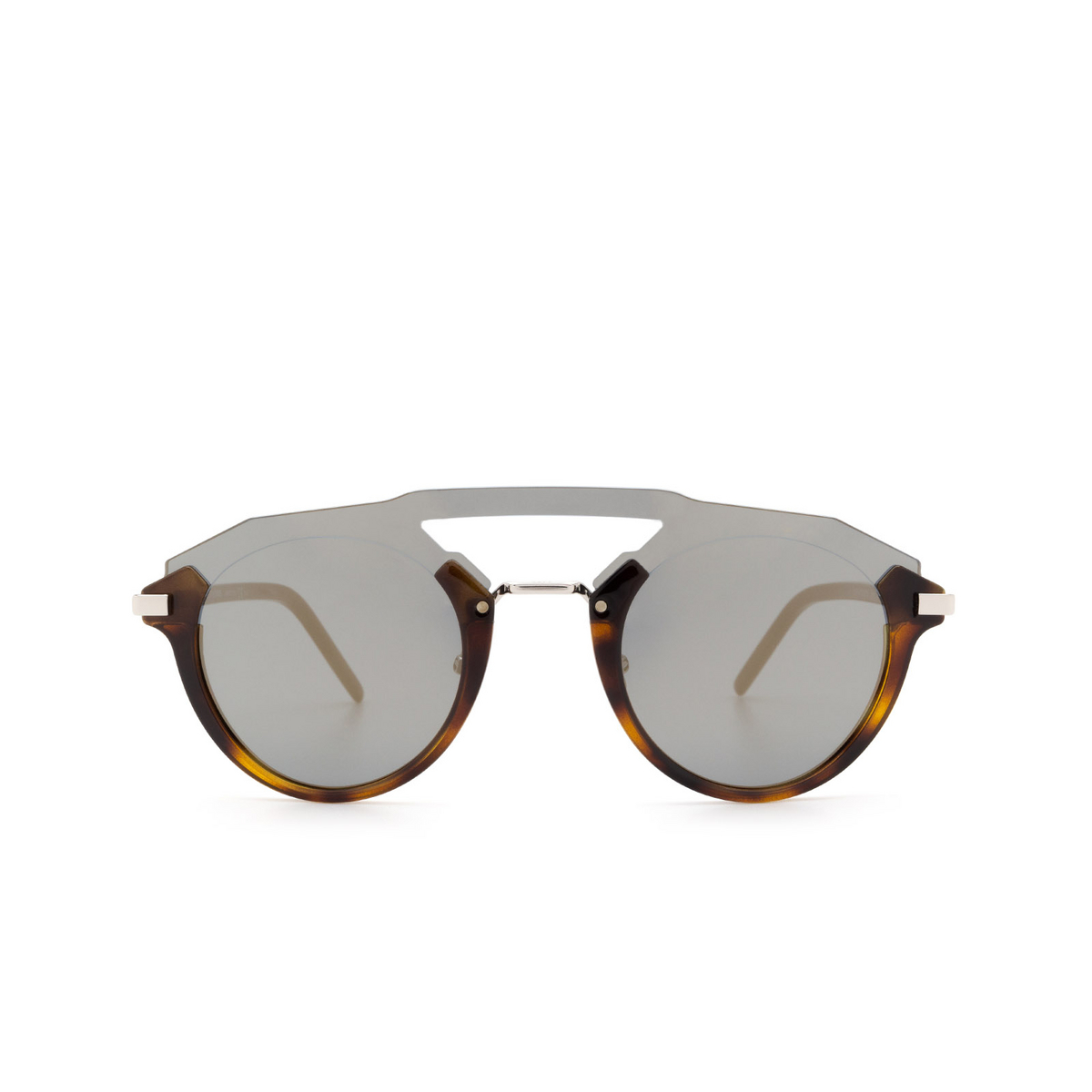 Dior® Round Sunglasses: Diorfuturistic color Dark Havana 086/83 - front view.