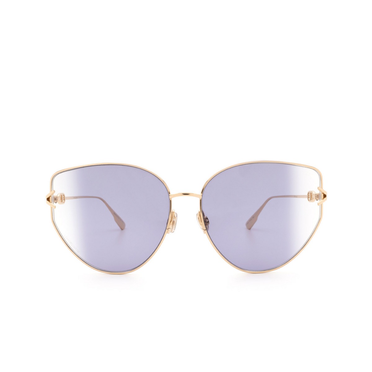 Dior® Butterfly Sunglasses: DIORGIPSY1 color Rose Gold 000/SO - front view.