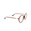 Dior® Round Eyeglasses: DIORSOSTELLAIREO2 color Brown 2LF - product thumbnail 2/3.