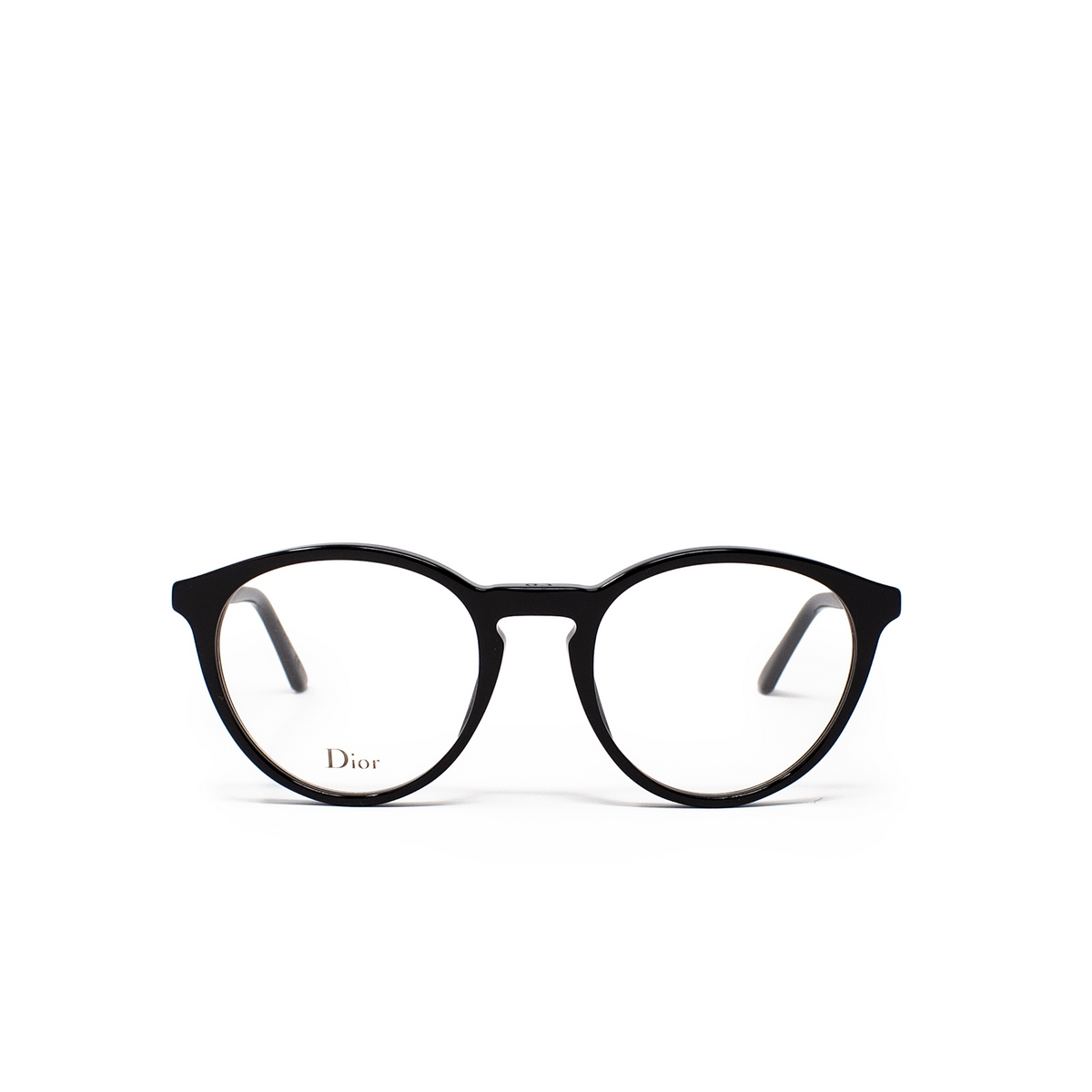 Dior® Round Eyeglasses: MONTAIGNE53 color Black 807 - 1/3.