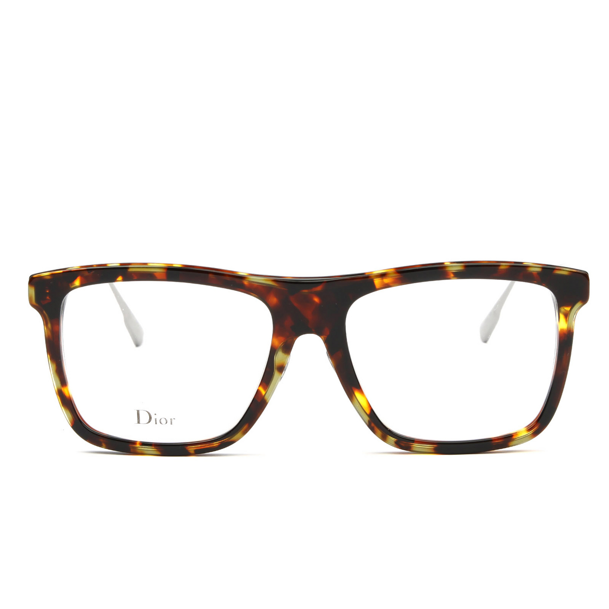 Dior® Square Eyeglasses: MYDIORO1 color Epz Havana - front view